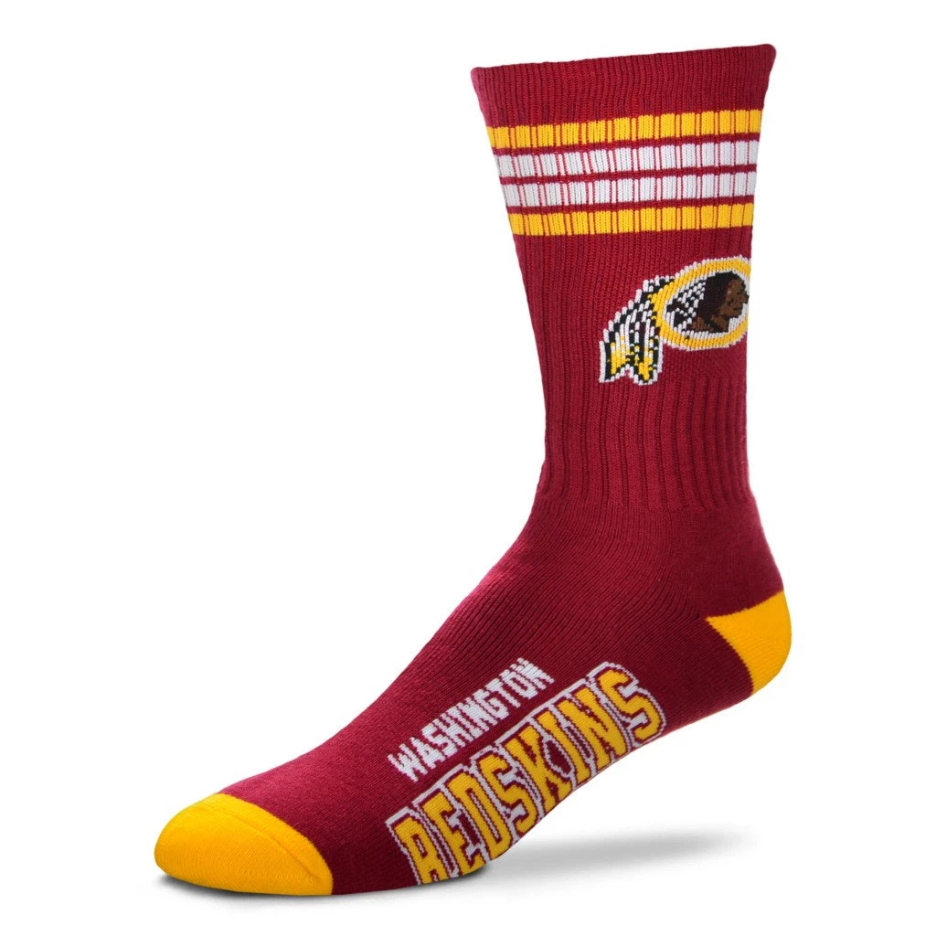 For Bare Feet Washington Redskins 4 Stripe Socks Catalog 1 For Bare Feet Washington Redskins 4 Stripe Socks Catalog