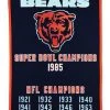 Winning Streak Catalog Chicago Bears Dynasty Banner