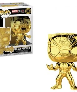 Black Panther (Gold Chrome) 383 - Marvel Studios - Funko Pop