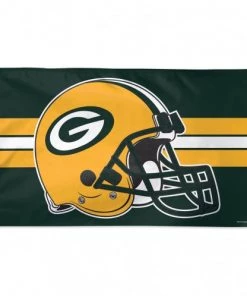WinCraft Green Bay Packers Helmet 3X5 Deluxe Flag