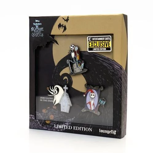 Disney The Nightmare Before Christmas 3 Pin Limited Edition Set 1 Disney The Nightmare Before Christmas 3 Pin Limited Edition Set