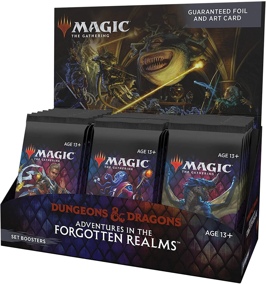 Magic The Gathering MTG - Dungeons & Dragons Adventures In The Forgotten Realms Set Booster Box 1 Magic The Gathering MTG - Dungeons & Dragons Adventures In The Forgotten Realms Set Booster Box