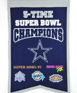 Winning Streak Catalog Dallas Cowboys Super Bowl Champions Banner