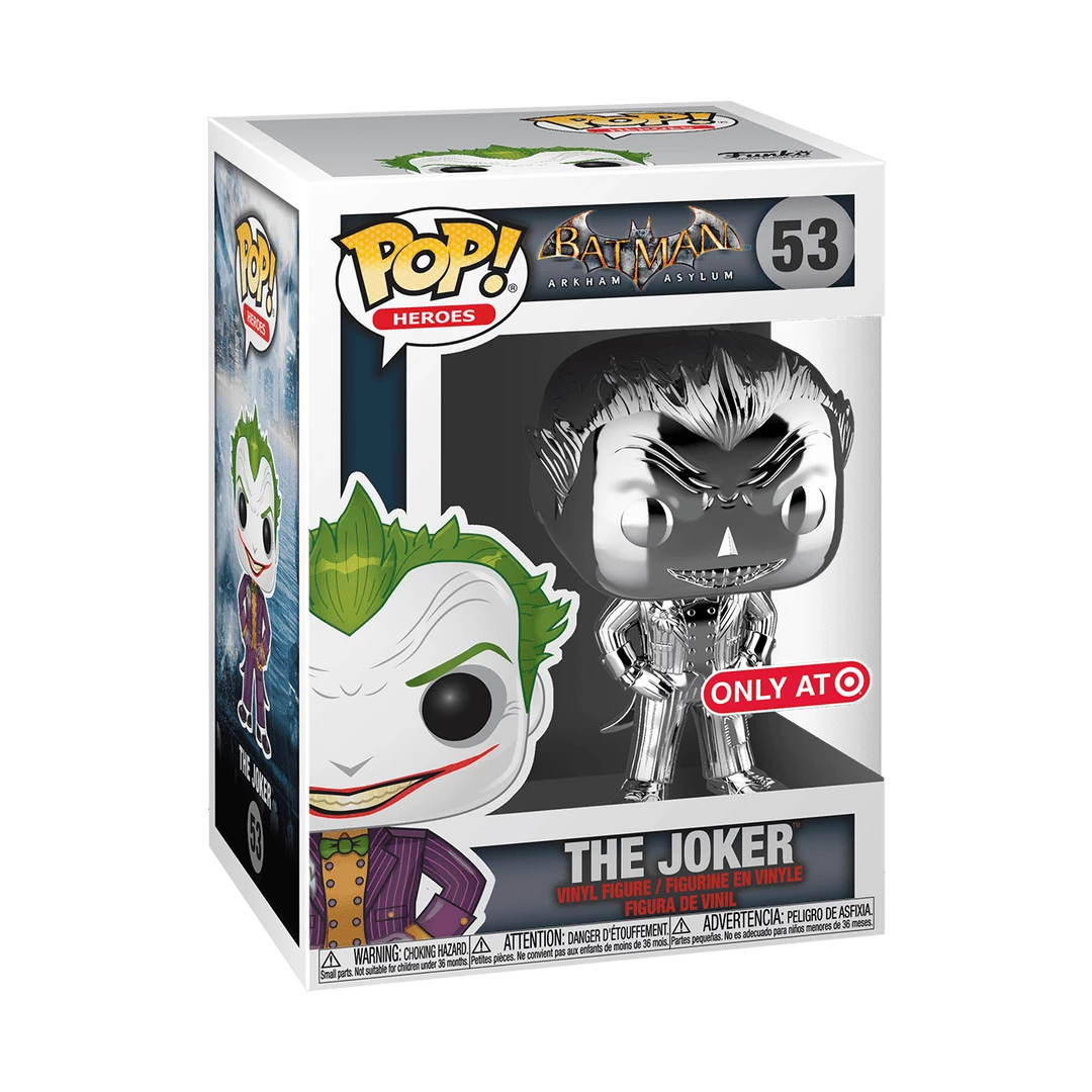 Catalog The Joker (Silver Chrome) 53 - Batman Arkham Asylum - Funko Pop 1 Catalog The Joker (Silver Chrome) 53 - Batman Arkham Asylum - Funko Pop