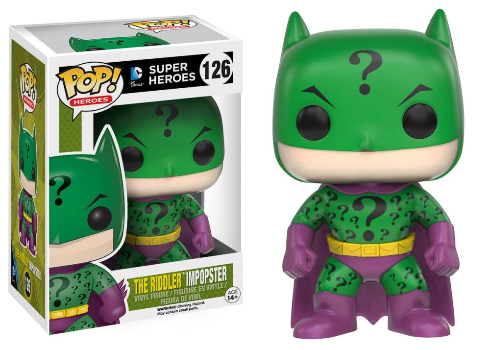 The Riddler Impopster 126 - DC Super Heroes - Funko Pop 1 The Riddler Impopster 126 - DC Super Heroes - Funko Pop