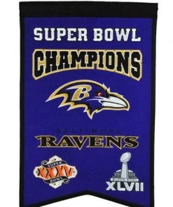 Winning Streak Baltimore Ravens Super Bowl Champions Banner Catalog