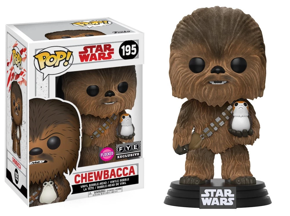 Catalog Chewbacca (w/Porgs) (Flocked) 195 - Star Wars - Funko Pop 1 Catalog Chewbacca (w/Porgs) (Flocked) 195 - Star Wars - Funko Pop