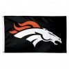 WinCraft Catalog Denver Broncos Black Background - 3X5 Deluxe Flag