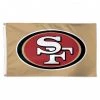 WinCraft San Francisco 49ers Gold Background - 3X5 Deluxe Flag