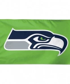WinCraft Catalog Seattle Seahawks Green Background - 3X5 Deluxe Flag
