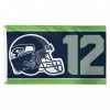 WinCraft Catalog Seattle Seahawks & 12th Man - 3X5 Deluxe Flag