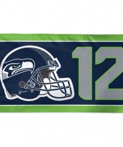 WinCraft Catalog Seattle Seahawks & 12th Man - 3X5 Deluxe Flag
