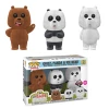 Grizz, Panda & Ice Bear (3 Pack) - We Bare Bears - Funko Pop Catalog