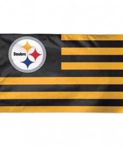 WinCraft Catalog Pittsburgh Steelers Patriotic America - 3X5 Deluxe Flag