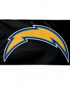 WinCraft Los Angeles Chargers Black Background 3X5 Deluxe Flag Catalog