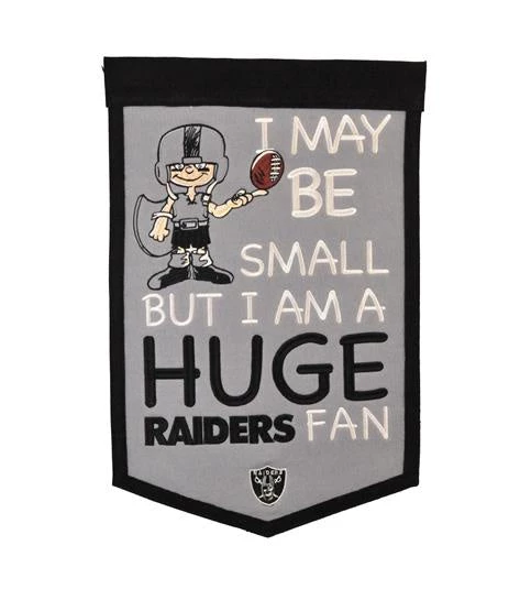 Winning Streak Oakland Raiders Lil Fan Traditions Banner 1 Winning Streak Oakland Raiders Lil Fan Traditions Banner