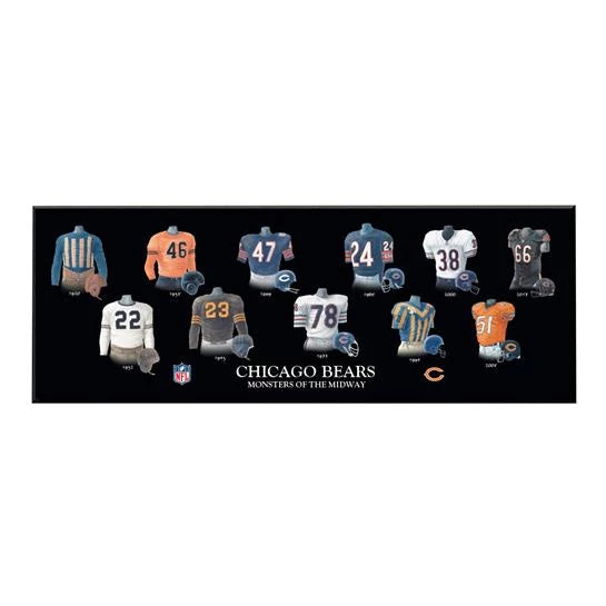 Winning Streak Catalog Chicago Bears Legacy Uniform Plaque 1 Winning Streak Catalog Chicago Bears Legacy Uniform Plaque