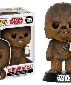 Catalog Chewbacca (w/Porgs) 195 - Star Wars - Funko Pop