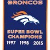 Winning Streak Denver Broncos Dynasty Banner