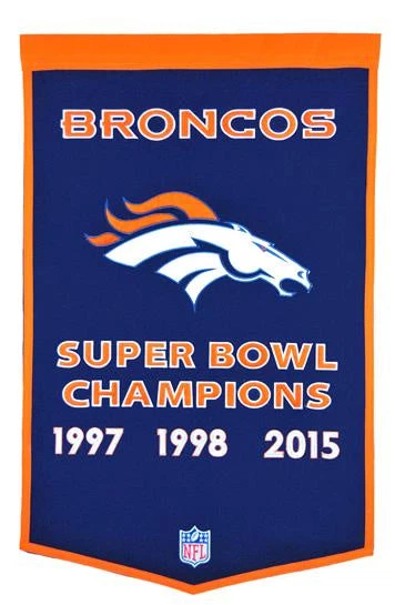 Winning Streak Denver Broncos Dynasty Banner 1 Winning Streak Denver Broncos Dynasty Banner