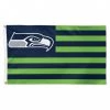 WinCraft Seattle Seahawks Patriotic America 3X5 Deluxe Flag