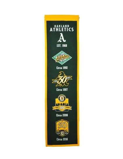 Winning Streak Catalog Oakland Athletics Heritage Banner 1 Winning Streak Catalog Oakland Athletics Heritage Banner